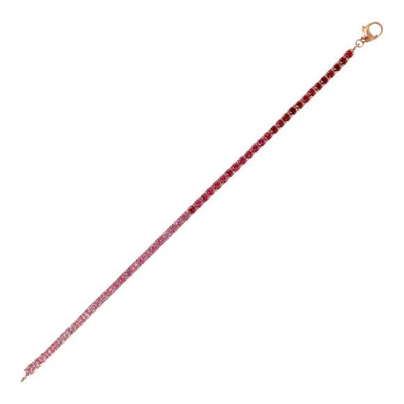 bracciale tennis donna gioielli Bronzallure Miss WSBZ02112.MULTIPINK - immagine 3