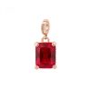 charm Pietra argento e zirconi Rosato RZ201