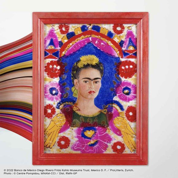 orologio solo tempo donna Swatch x Centre Pompidou The Frame, By Frida Kahlo SUOZ341 - immagine 5