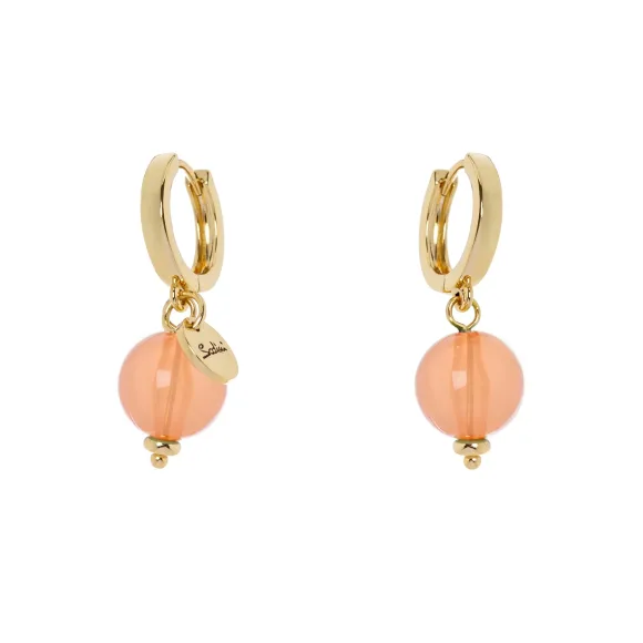 orecchini a cerchietto e boule pendente Sodini Chantal 832158E
